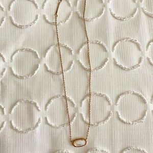Kendra Scott Elisa Necklace In Rose Gold Ivory MOP
